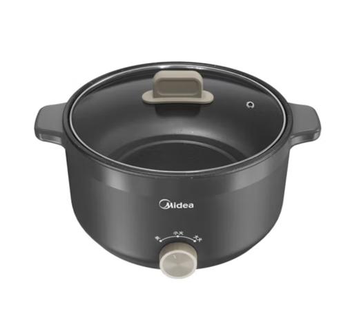 美的（Midea）（509928）电火锅家用多功能电炒锅电煮锅电热锅 3L MC-HGE2520 一体式电火锅 商品图0