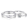 FANCI范琦 双生相伴对戒925银开口戒指设计感小众送女友礼物 商品缩略图0