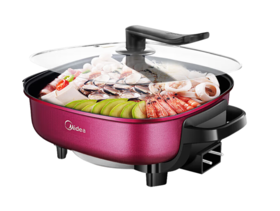 美的（509929）多用途锅 6升电火锅 电炒锅 电煮锅家用多功能蒸煮一体锅 MC-LHN30D