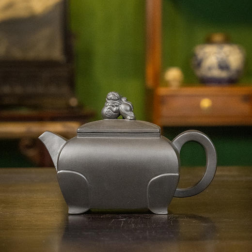 《狮球六方壶》  王光永  省陶瓷艺术大师(2023年 第三届)、高级工艺美术师、徐州市动漫艺术协会副主席、工业设计协会会员 商品图4