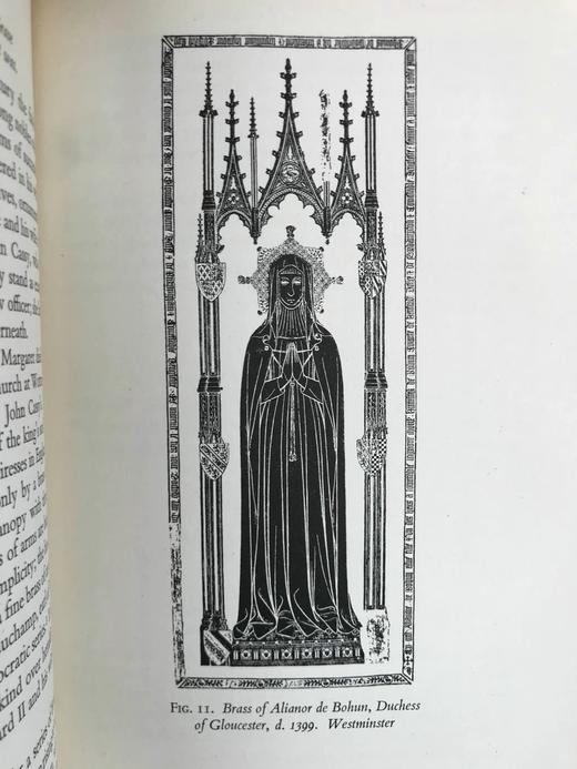 1949年 英国艺术，1307-1461年 约百幅插图 漆布精装18开 商品图4