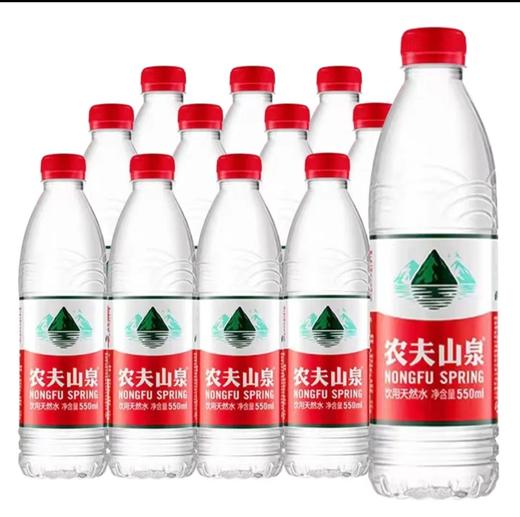 农夫山泉饮用天然水550ml*12瓶【MJ] 商品图0