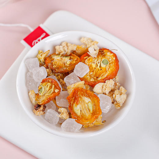 【超好喝！凤梨桂花雪梨茶】 甄选雪梨干、凤梨干、金桔干、食用桂花、冰糖，三角包金桔干桂花雪梨茶茶包整箱养生茶 商品图1