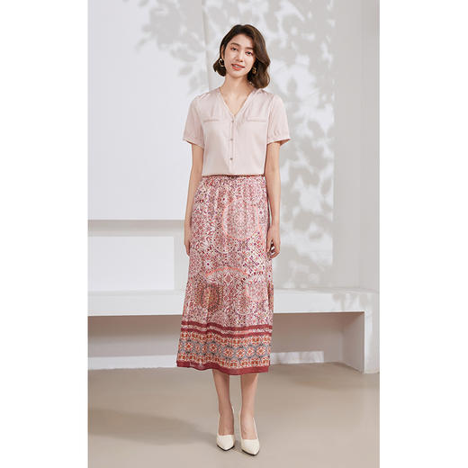 乔万尼桑蚕丝衬衫新款19mm真丝EM2C718 商品图2