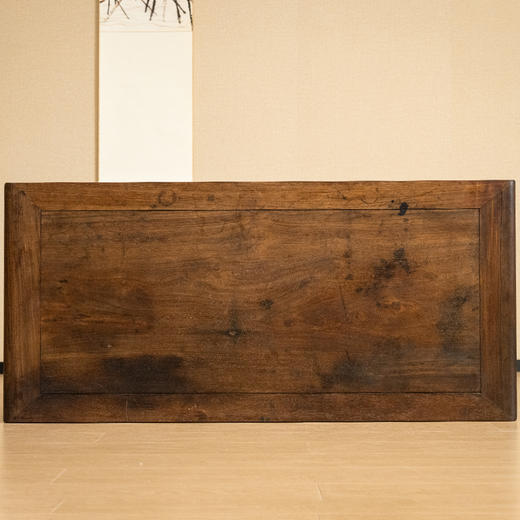 清 红木攒接拐子云纹四面平书桌 商品图3