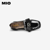 MIO米奥秋季圆头低跟乐福鞋复古珍珠时髦通勤厚底单鞋女鞋M244413668 商品缩略图2