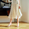 OLrain欧芮儿法式网纱碎花半身裙女夏季2024新款高级感气质百褶裙 商品缩略图1