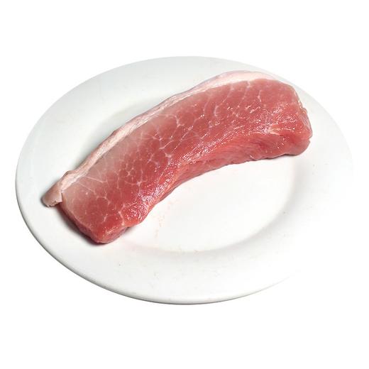 SH021淮黑猪带皮后腿肉500g 商品图1