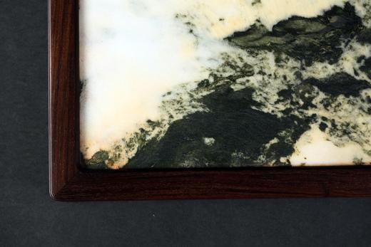 SDMG0046°大红酸枝嵌云石茶盘 商品图5