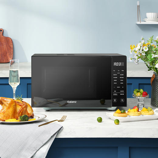 侧拉门 微波光波炉 （510421）不锈钢内胆 800W 23L格兰仕 微波炉 B1-PGGF3 商品图0