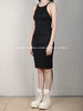 Rick Owens Drkshdw | LIDO 黑色基础款背心连衣裙 商品缩略图3