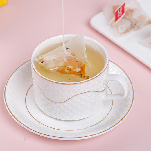 【超好喝！凤梨桂花雪梨茶】 甄选雪梨干、凤梨干、金桔干、食用桂花、冰糖，三角包金桔干桂花雪梨茶茶包整箱养生茶 商品图2