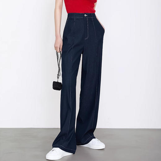 裁缝学苑AS264 高腰休闲裤女裤牛仔裤纸样阔腿裤女装打版裁剪样板图 商品图2