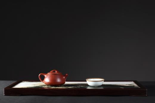 SDMG0046°大红酸枝嵌云石茶盘 商品图3