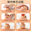 【无需烧制 电动陶艺机】儿童软陶泥土小学生专用工具套装 送围裙+工具 陶瓷手工diy制作玩具 商品缩略图3
