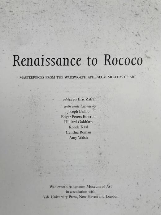 从文艺复兴到洛可可：沃兹沃斯·雅典娜艺术馆图集 约百幅彩色插图 精装大16开 商品图2