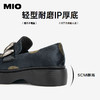 MIO米奥秋季金属扣饰休闲乐福鞋圆头舒适复古厚底单鞋女鞋M244542409 商品缩略图4