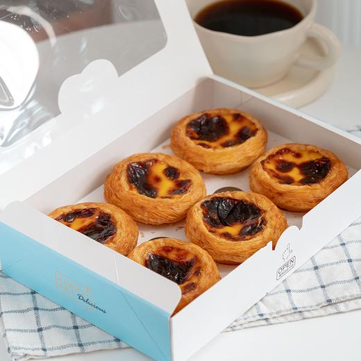 【买五送一】金牌手工蛋挞 64层起酥 8小时持续酥脆 商品图3