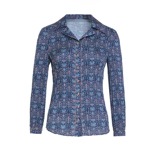 乔万尼新款衬衫长袖压褶设计显瘦EM2C877 商品图4