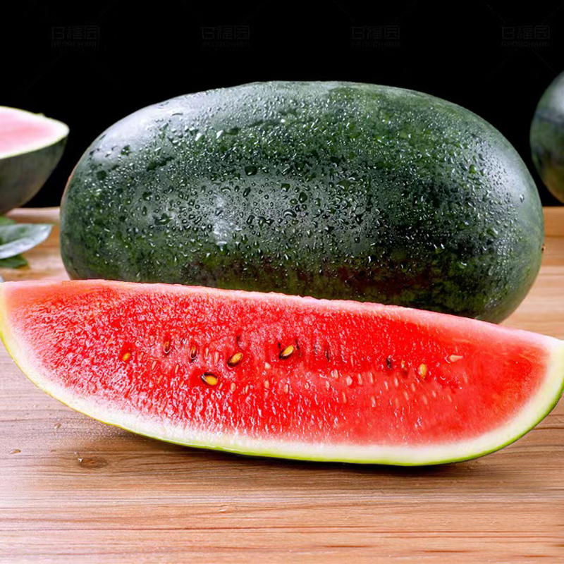 越南黑美人西瓜约3.5kg/个
