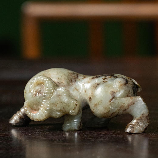 清 玉牛摆件 商品图0