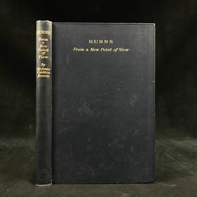 约20世纪早期 詹姆斯·克莱顿·布朗爵士《关于彭斯的新观点》 漆布精装32开