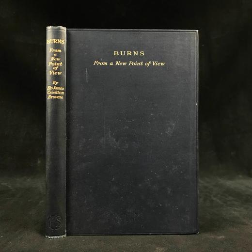 约20世纪早期 詹姆斯·克莱顿·布朗爵士《关于彭斯的新观点》 漆布精装32开 商品图0