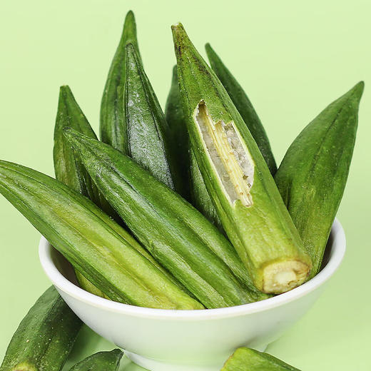 美味营养秋葵脆，10袋组合，精选新鲜秋葵，低温脱水工艺，保留更多秋葵原有营养，轻加工，拒绝添加剂，鲜香酥脆，营养美味M 商品图4
