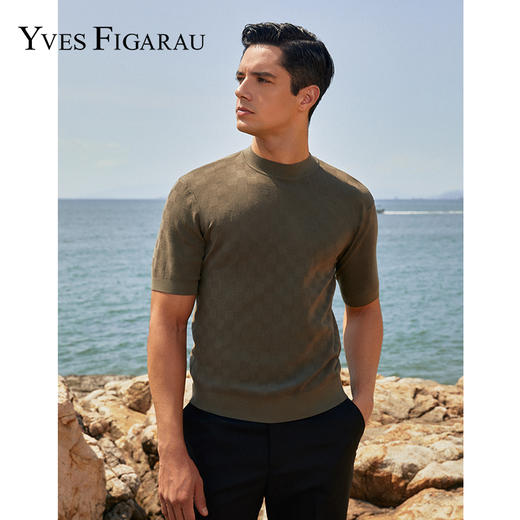 YvesFigarau伊夫·费嘉罗新款休闲短袖T恤970875 商品图0