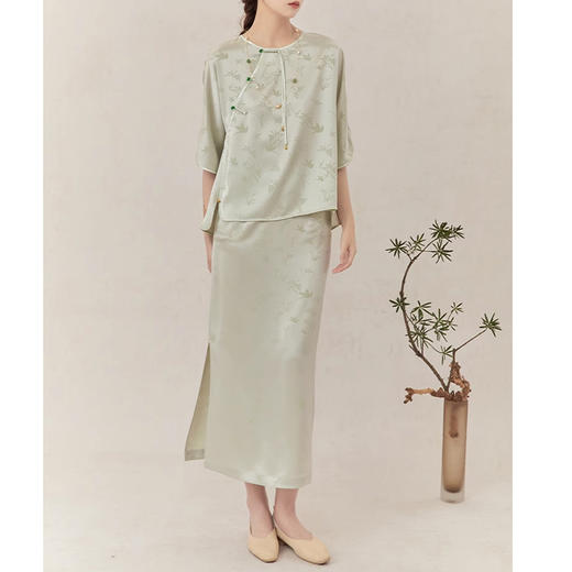 裁缝学苑AQ297新中式国风上衣纸样半裙套装女装服装打板 商品图1