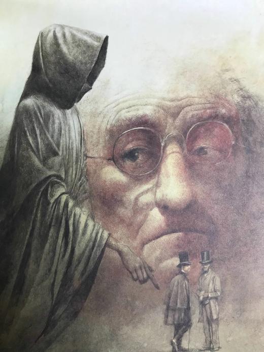 狄更斯《圣诞颂歌》 约百幅彩色插图 精装18开 商品图7