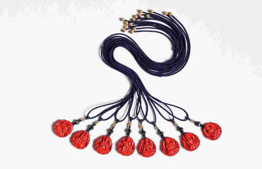 YHZS0100°朱砂守护一生八大挂件 商品图0