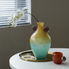 中国风创意手工双耳渐变大肚子小口花瓶高级感软装家居装饰品批发 商品缩略图1