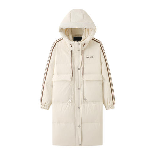 YKYB黄子韬长款羽绒服连帽潮流百搭撞色防风防水宽松加厚保暖外套 商品图3