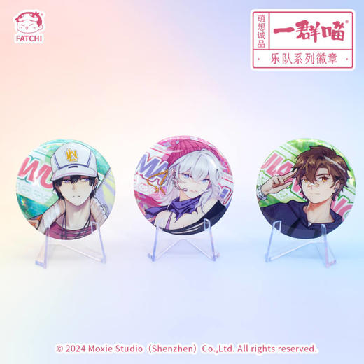 【乐队系列】如果历史是一群喵吧唧徽章 商品图1