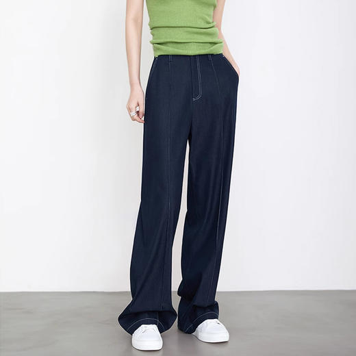 裁缝学苑AS264 高腰休闲裤女裤牛仔裤纸样阔腿裤女装打版裁剪样板图 商品图4