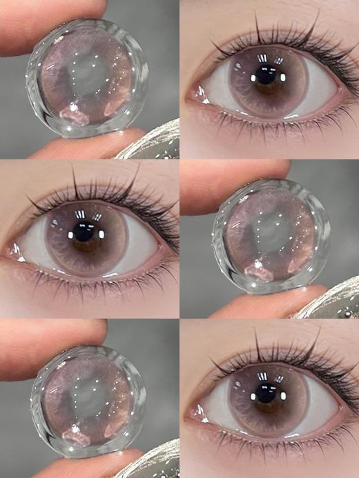 Mimipark 知名浪漫 日抛 十片 14.4mm 参考着色13.9mm 基弧8.7 含水50% 新锐国货 商品图1