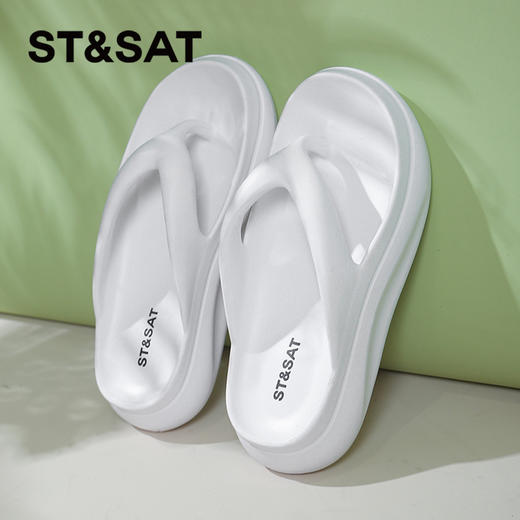 星期六时尚百搭厚底夹趾人字拖SSC2710005 商品图2