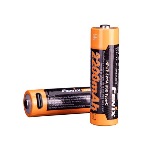 Fenix菲尼克斯锂电池ARB-L14-2200U 1.5V可type-c口充电锂电池 商品图0