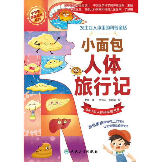 小面包人体旅行记 赵静 著 小学生健康成长系列 发生在人体里的科普童话 给孩子的人体科学通识课 人民卫生出版社9787117348904 商品图3