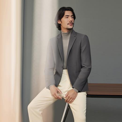 【灯芯绒】柒牌休闲西服男2024春秋新款结婚新郎面试单西西装外套	127C70330 商品图1