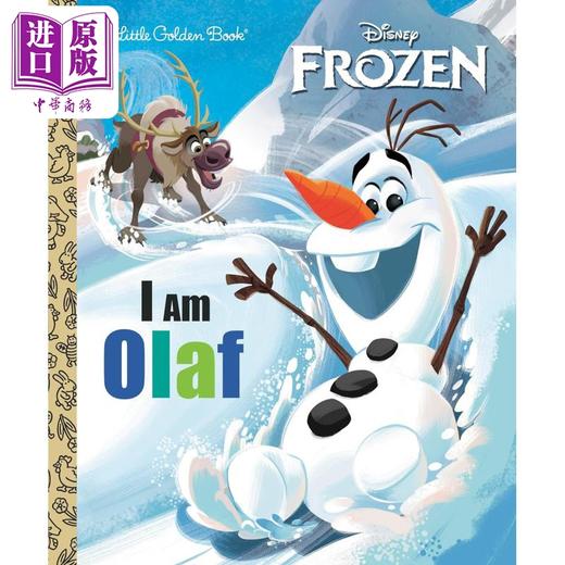 【中商原版】小金书 冰雪奇缘 我是奥拉夫 I Am Olaf Little Golden Book (Disney Frozen)英文原版 儿童绘本故事图画书 精装 商品图0