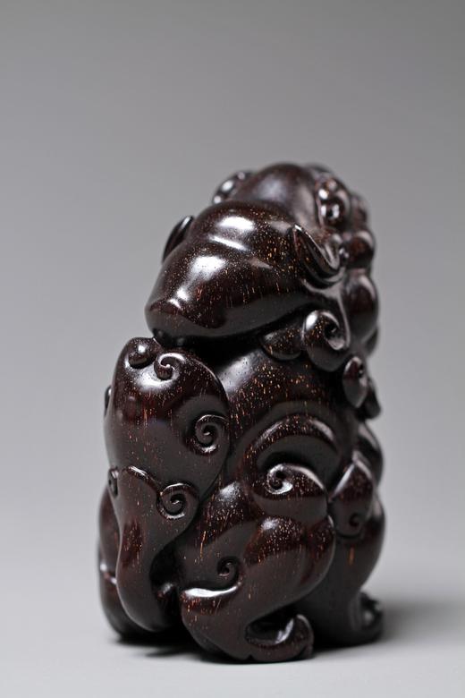 SDGY0069°天赐福禄·小叶紫檀招财貔貅摆件 商品图2