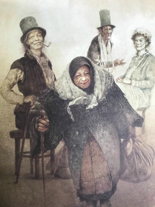 狄更斯《圣诞颂歌》 约百幅彩色插图 精装18开 商品图6