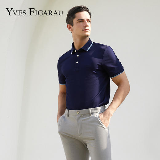 YvesFigarau伊夫·费嘉罗新款休闲短袖T恤970843 商品图0
