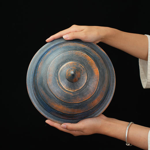 台湾陶艺大家 陈庆 聚宝罐 五谷丰登罐招财罐大摆件家用办公室风水罐客厅店铺大容量储存罐 商品图4