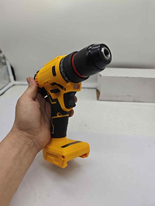 【货号05781】21V大艺款无刷锂电钻机头金属棘轮钻夹头双速调节功能 商品图1