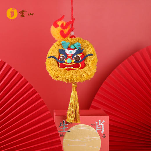 灵山生肖·吉焰龙布艺摆件挂件 商品图3