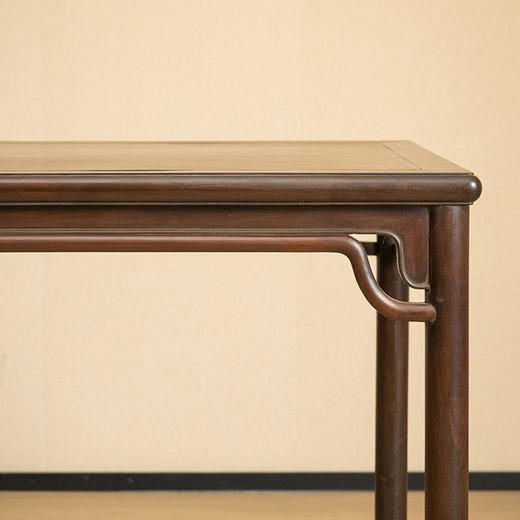 清 红木刀牙板罗锅枨画桌 商品图1