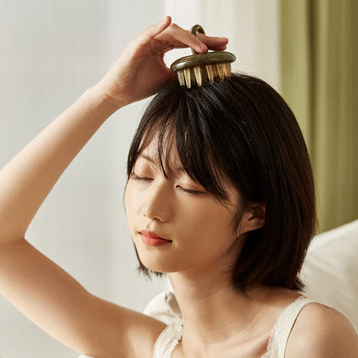 初心| 插齿尖齿指环按摩梳经络梳21钉 商品图5